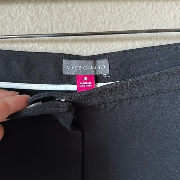 VINCE CAMUTO Black Tapered Trouser Pants - Picture 4 of 7